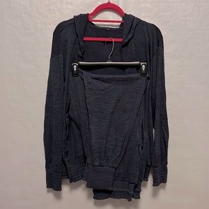 Grace & Lace lounge joggers and hoodie, set, navy.